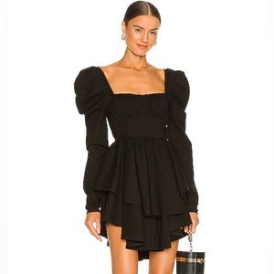 Selkie Boleyn Bustier Dress in Caviar XL